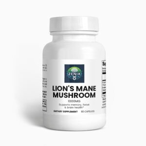 Zenix Lion‘s Mane Mushroom: Cognitive,  Stress, Focus Biohack