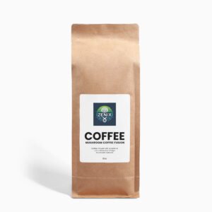 Zenix Lion’s Mane & Chaga: Mushroom Coffee Fusion 16oz Relaxation and Focus Biohack
